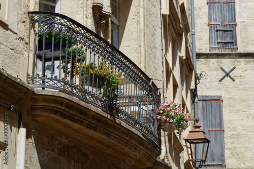 Balkon, Altstadt von Pézenas, Frankreich