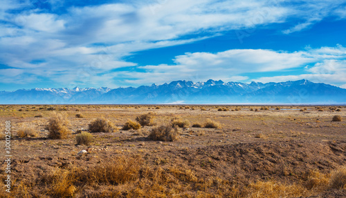 Dry valley in the foothills of Sangre de Cristo Range.