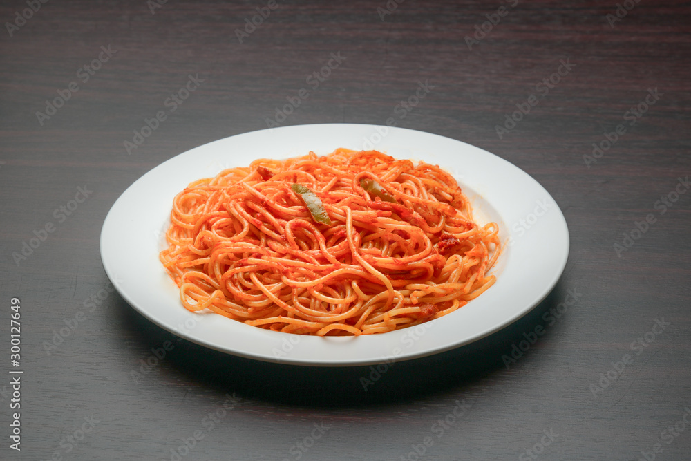 スパゲッティーナポリタン クローズアップ