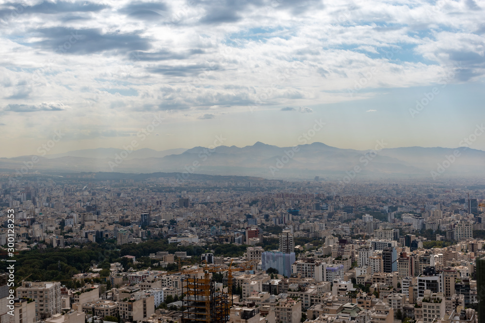 Vew of the city of Teheran - Iran