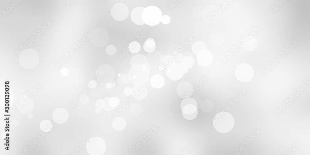white snow blur abstract background. Bokeh Christmas blurred beautiful shiny Christmas lights