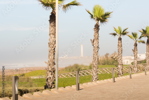 Walk along the coast of the Atlantic Ocean, Casablanca, Morocco