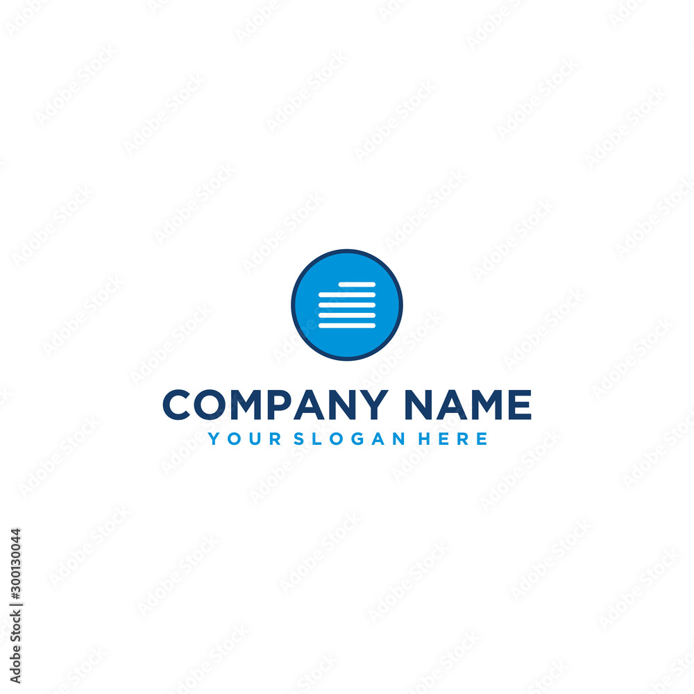 Financial logo design vector Financial logo design vector