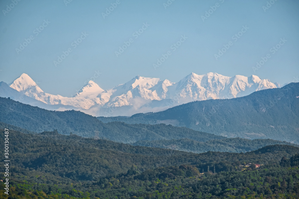 Georgien- Bergkette des Kaukasus