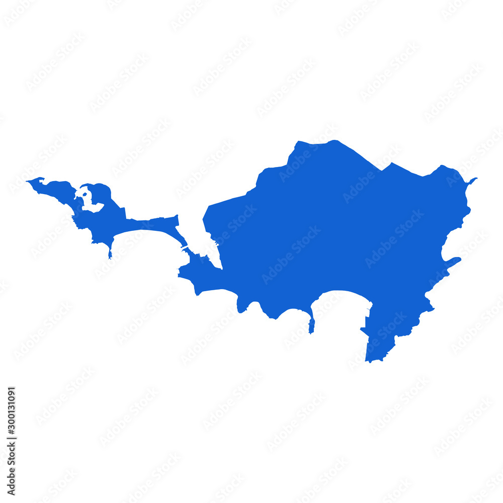 Fototapeta premium country on the world map