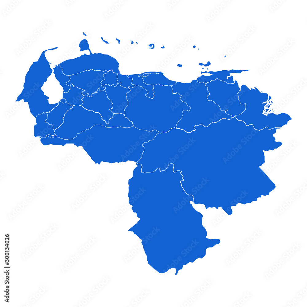 Obraz premium country on the world map