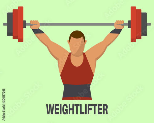 Weightlifter's icon