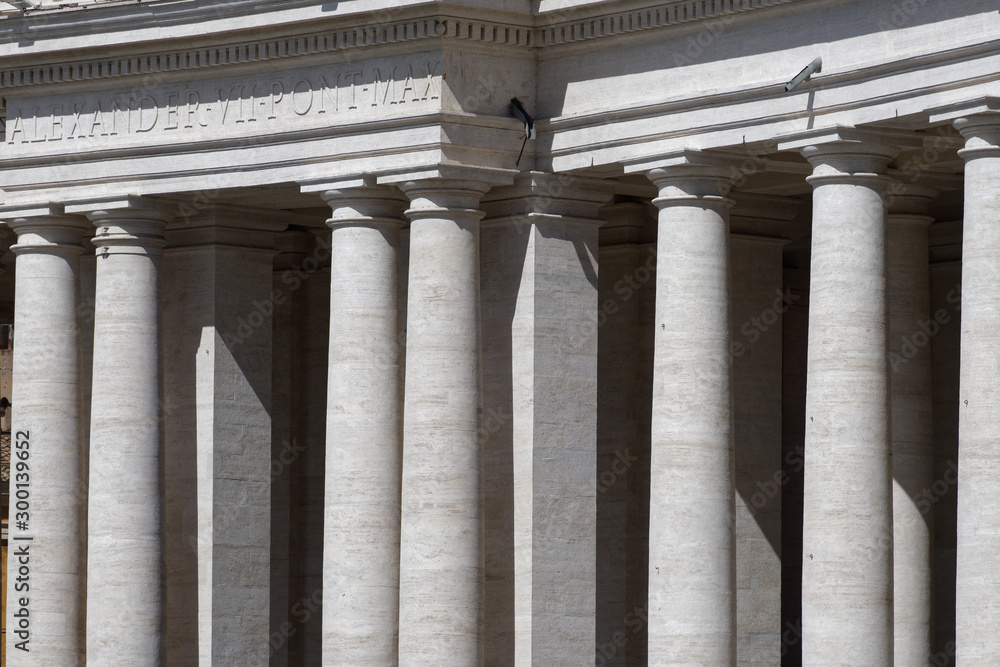Säulen des Petersdom, Vatikanstaat Säulen des Petersdom, Vatikanstaat