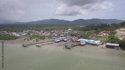 Kuching, Sarawak / Malaysia - October 16 2019: The buildings, landmarks and scenery of the Kuching city, capital of Sarawak, Borneo island photo