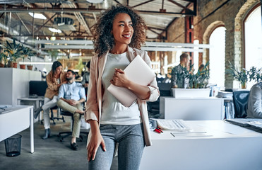 Young business people in office