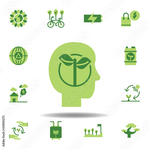 save the world, thought colored icon. Elements of save the earth illustration icon. Signs and symbols can be used for web, logo, mobile app, UI, UX