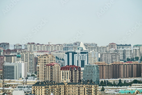 Aserbaidschan- Skyline von Baku