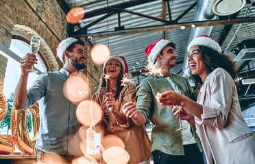 Celebrating Christmas in office