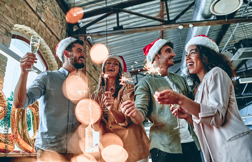 Celebrating Christmas in office