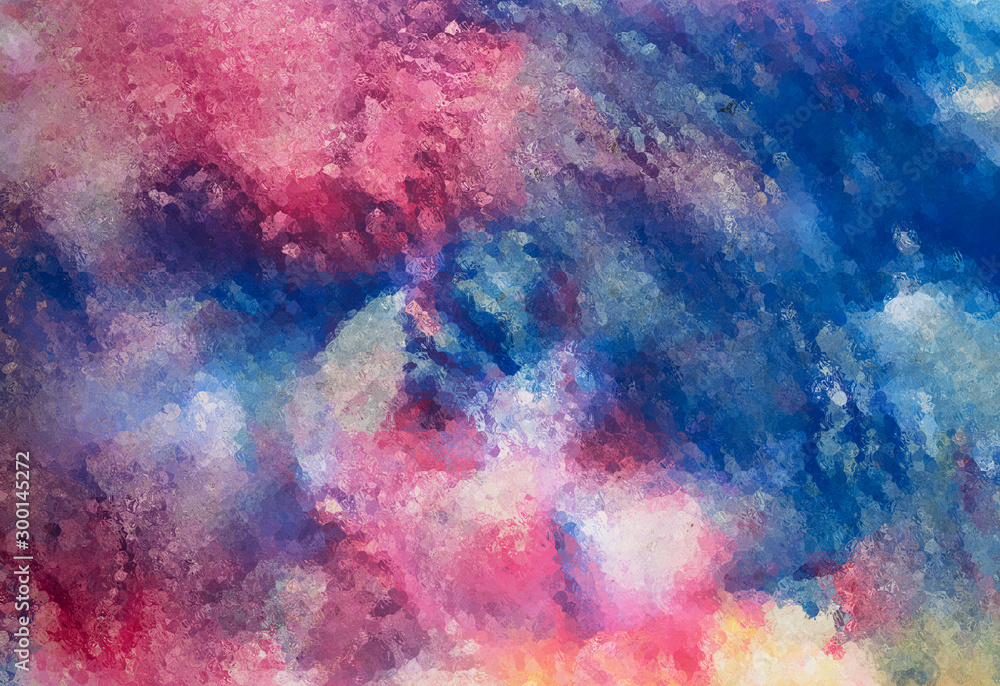 Fototapeta premium Fundo abstrato azul e cor-de-rosa