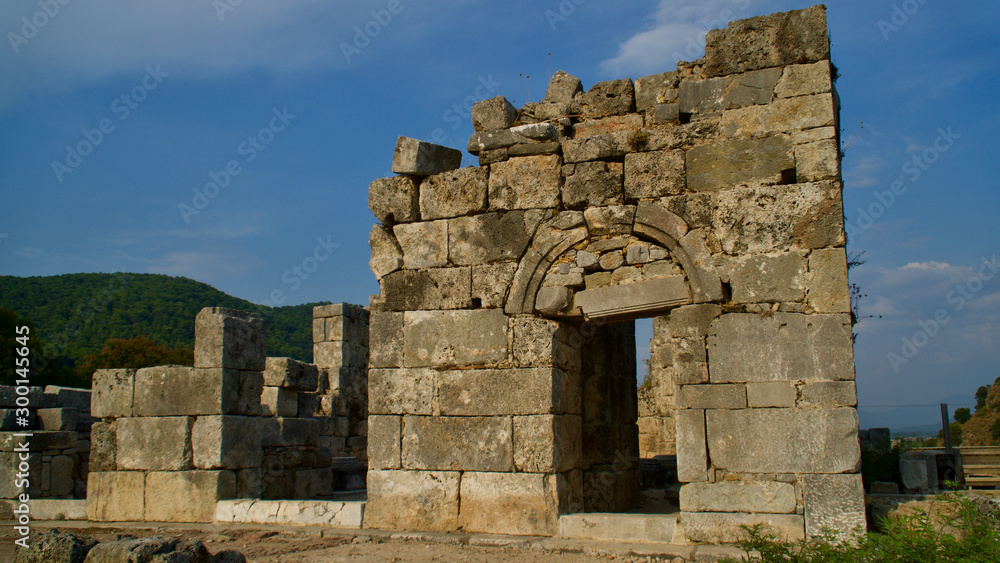 Ruins of ancient city of Caunos