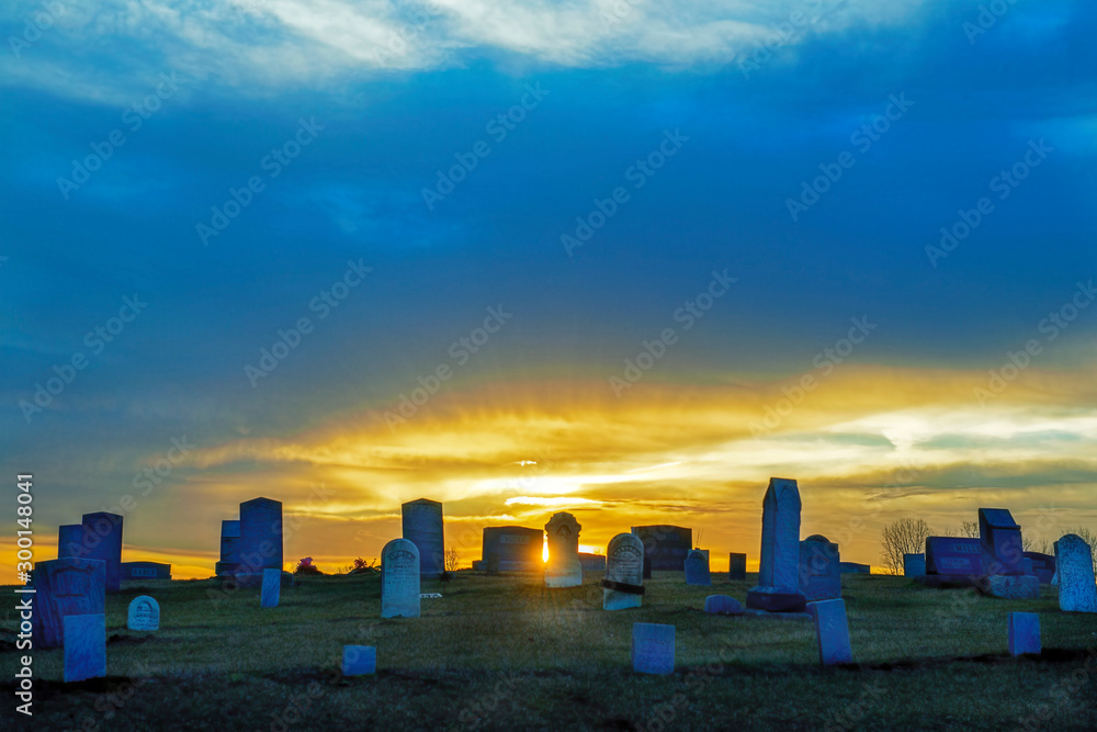 Sunset at Graveyard