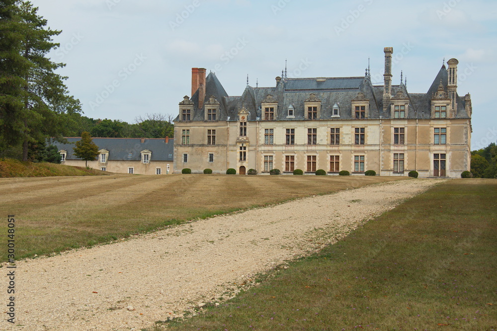 Castle Beauregard of the Loire valley in France,Europe