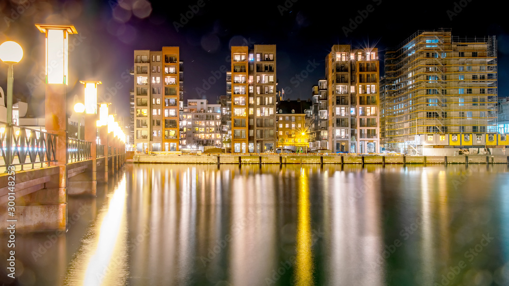 Helsingborg New Luxury Apartments at Night