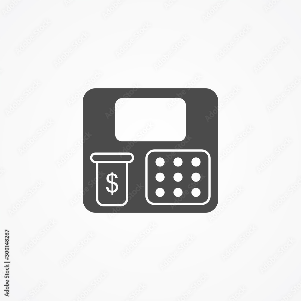 Atm vector icon sign symbol Atm vector icon sign symbol