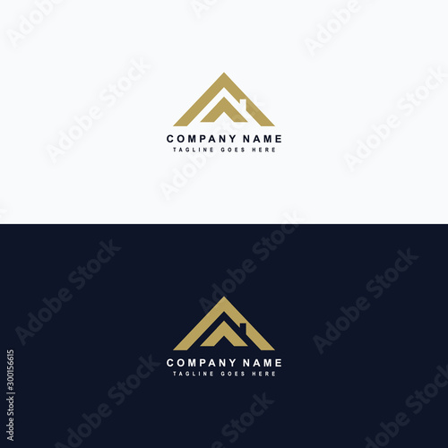 Real estate icon logo vector design
