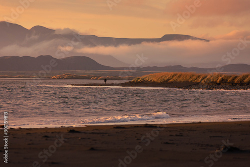 Hunafjordur beach at North Iceland. 