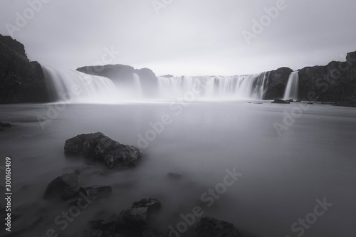 Godafoss waterfall in North iceland.