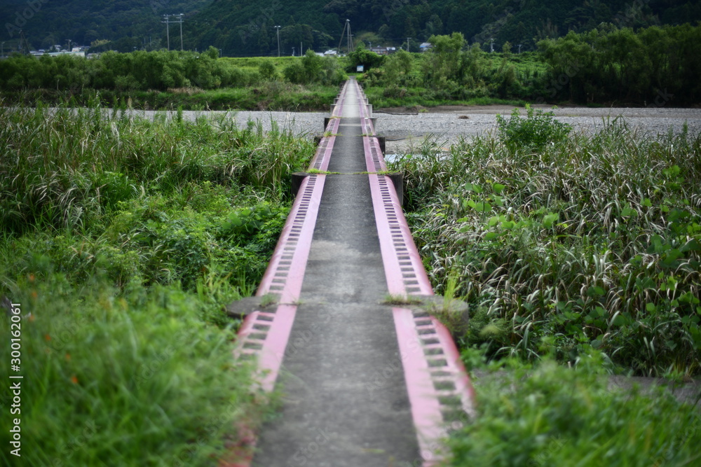 Obraz premium 熊野古道 九十九王子 潜水橋