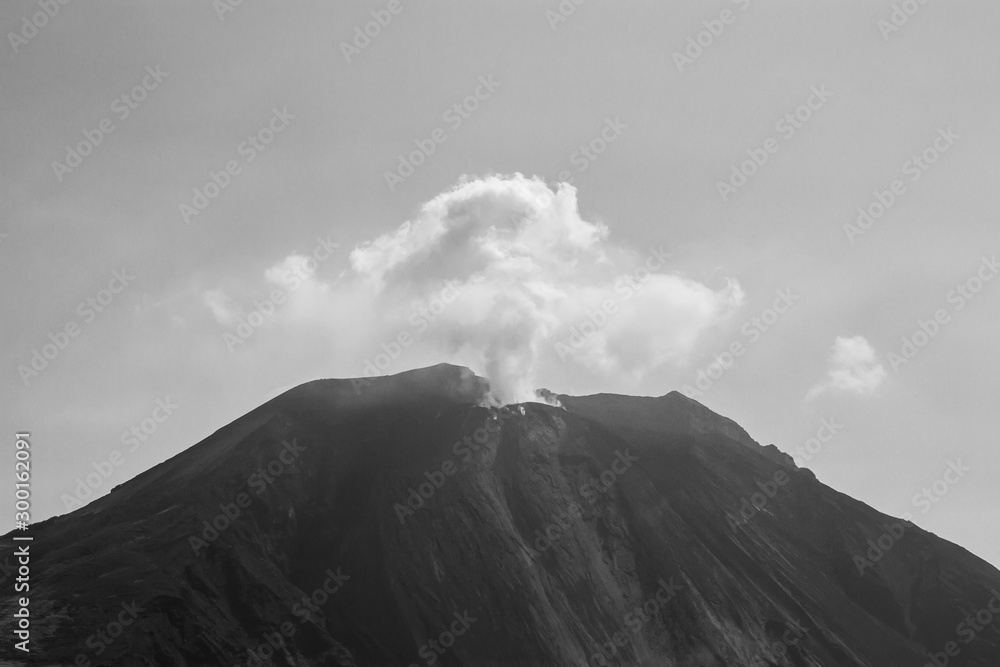 landscape italy sicily vulcano nature island volcano