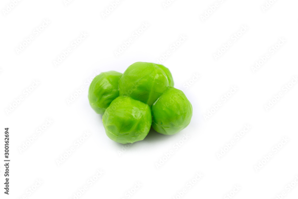 Childs toy plastic food molded 1/6th scale cabbages Childs toy plastic food molded 1/6th scale cabbages
