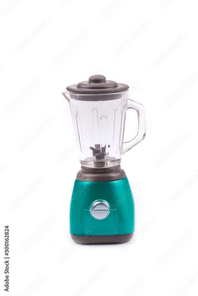Childs toy plastic food molded 1/6th scale blender with lid on Childs toy plastic food molded 1/6th scale blender with lid on