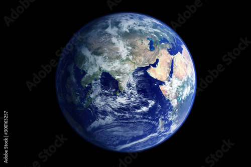 Fototapeta Naklejka Na Ścianę i Meble -  Planet earth from space. Elements of this image were furnished by NASA.
