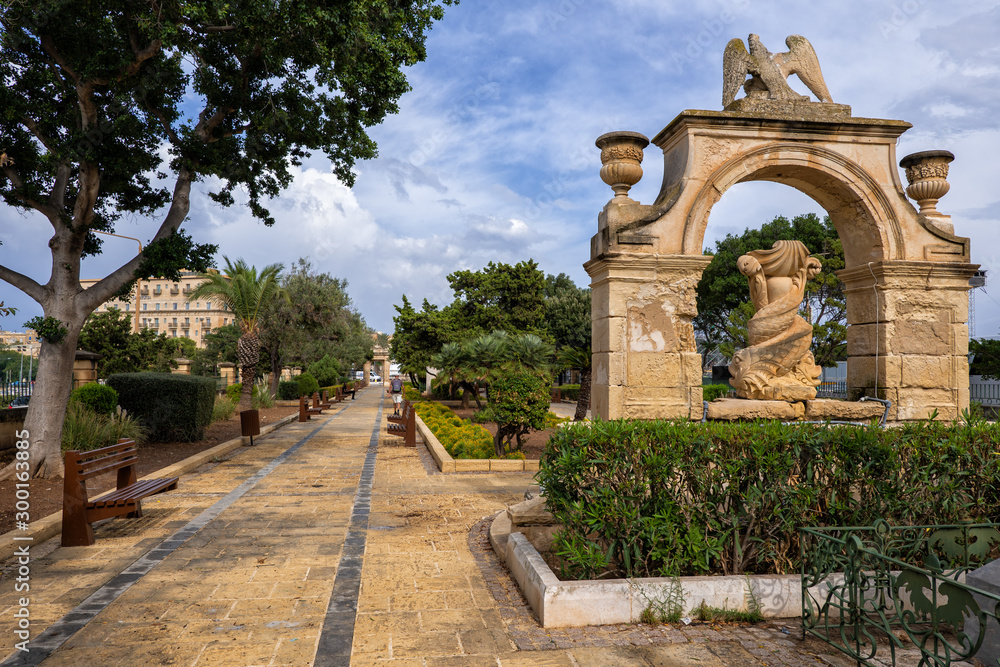 The Mall Il-Mall Gardens In Floriana Malta