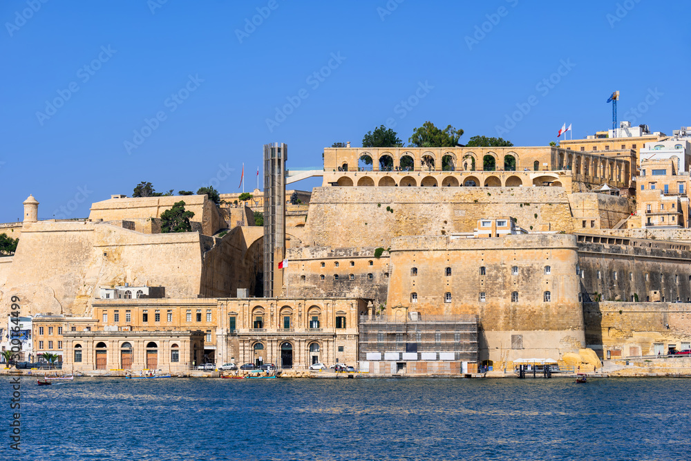 City Walls of Valletta in Malta