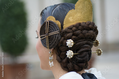 Peinado Fallera de Valencia