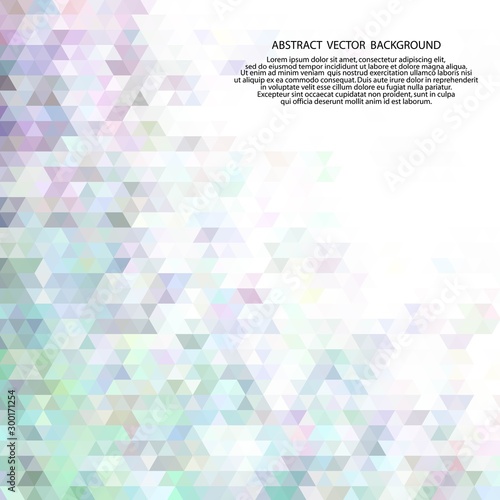 Gradient abstract low poly triangle background with opacity effect. eps 10