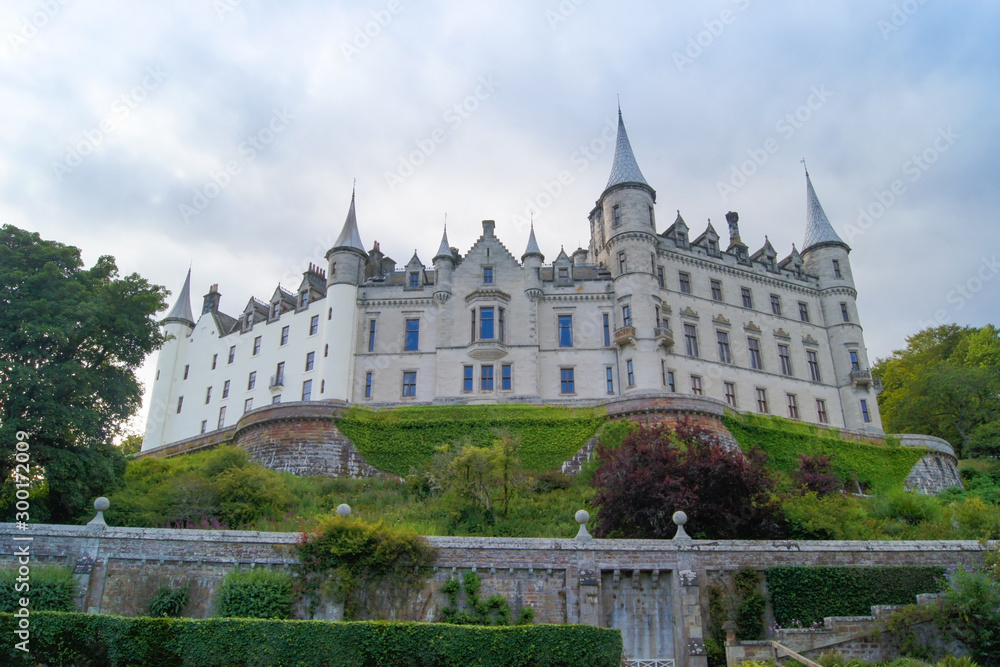 Dunrobin Castle near Golspie in the Scottish highlands