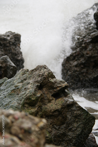 rocky Baltic sea coastline