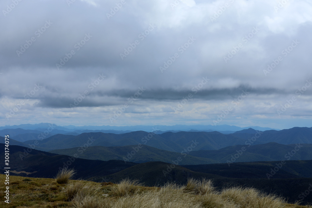 Berg Blick in Neuseeland mit Fernsicht