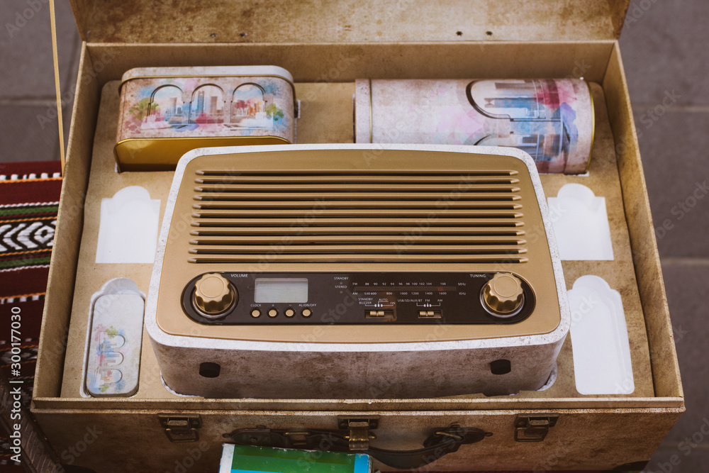 Fototapeta premium vintage radio