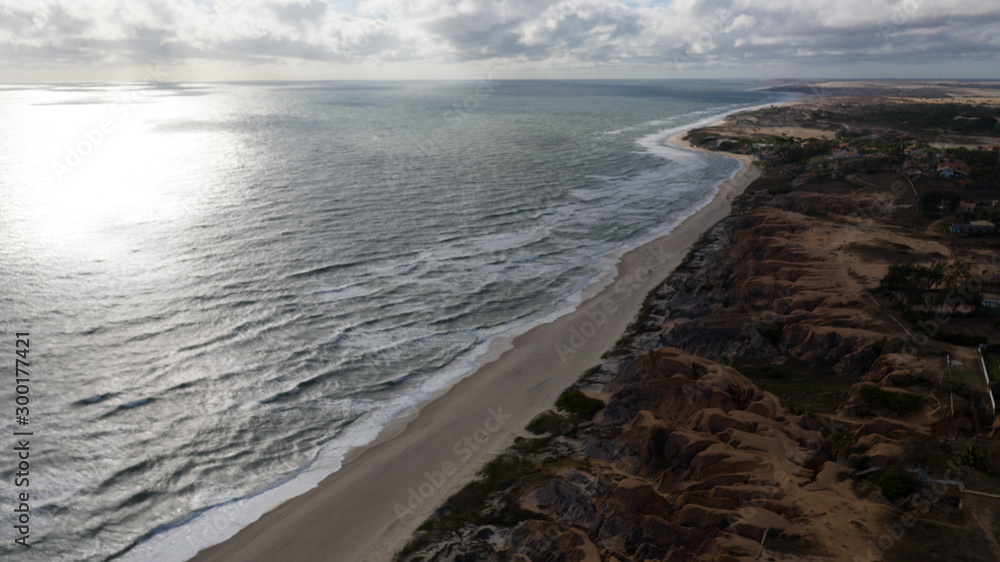 Fototapeta premium beautiful costline in Brazil during early mornign sunrise