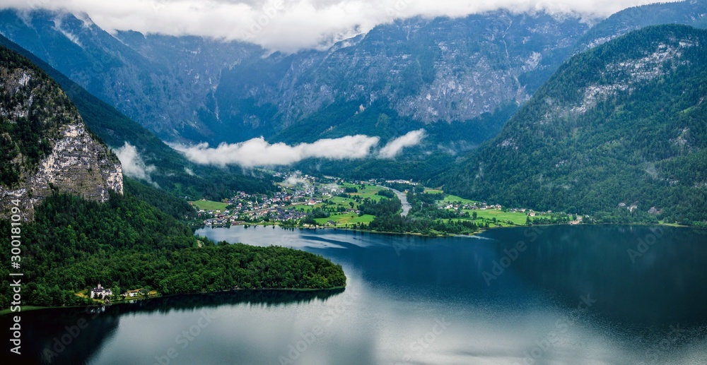 lake in the mountains. austria