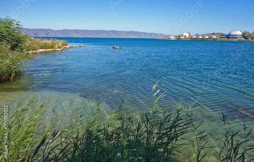 Fototapeta Naklejka Na Ścianę i Meble -  Lake Sevan, the largest lake in Armenia and the Caucasus region