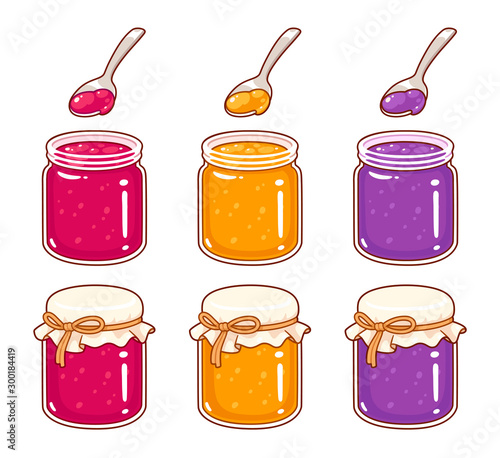 Cartoon jam set