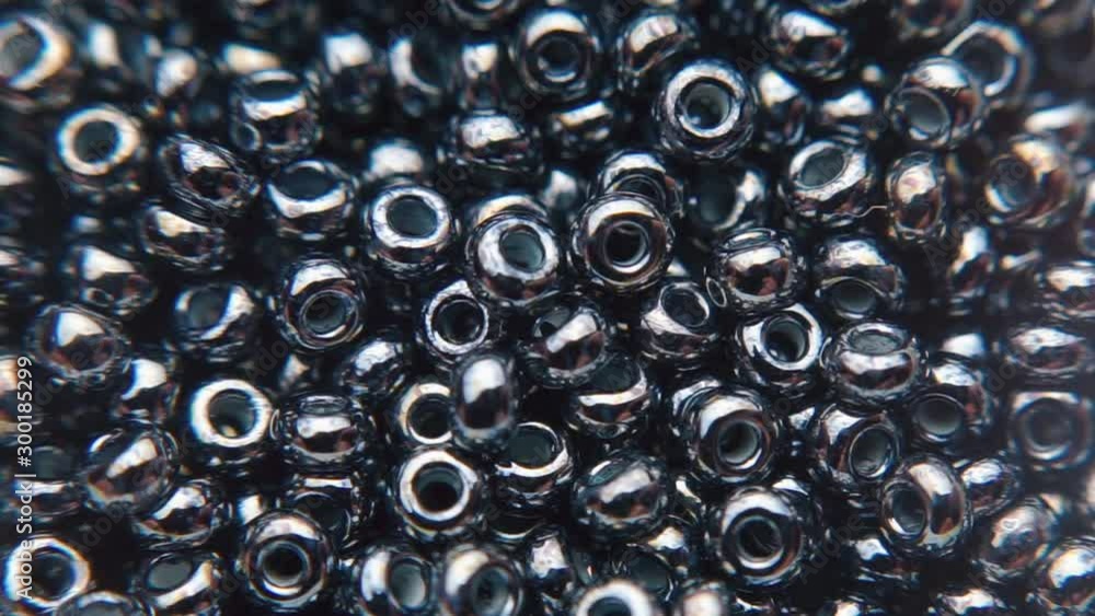 close-up of jewelry black beads close-up of jewelry black beads