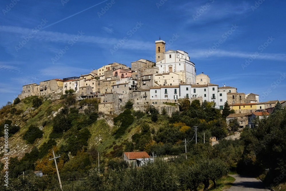 panorama of the old village of Altino