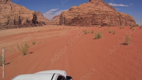 4x4 off road journey in Wadi Rum desert, Jordan