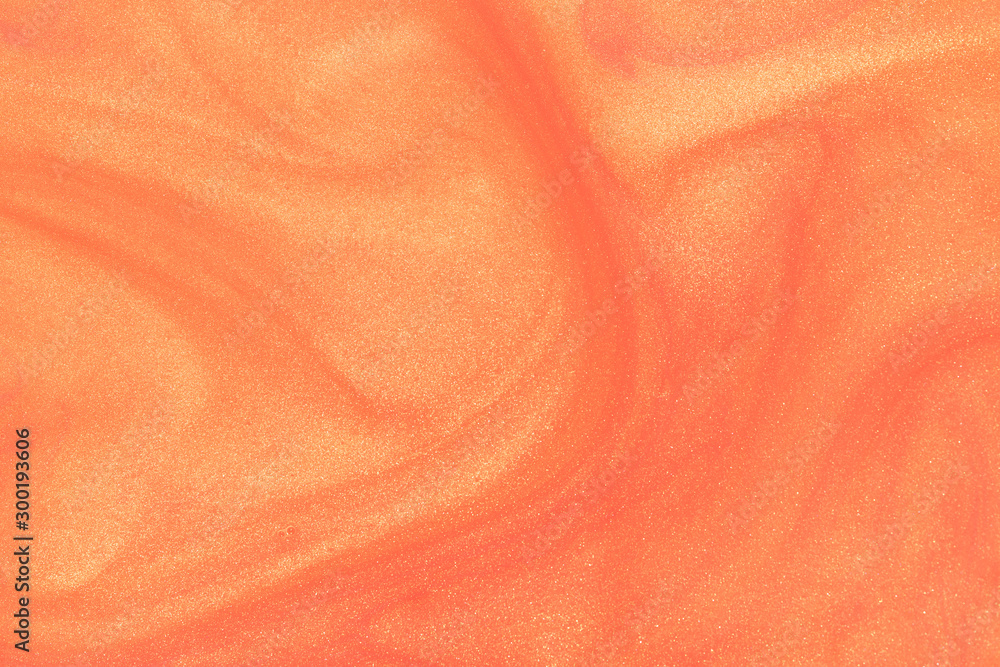 Sparkling abstract texture. Orange with overflows. Sparkling abstract texture. Orange with overflows.