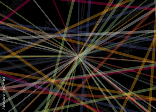Colorful Lines Random Distribution Computational Generative Art background illustration