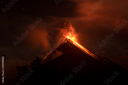 Stunning eruption of Volcano Fuego in Guatemala